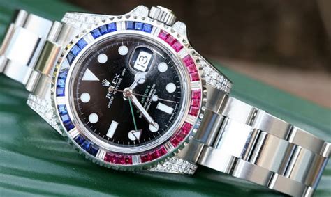 rolex ruby sapphire bezel.